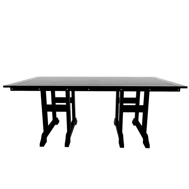 WestinTrends Malibu 7-Piece HDPE Outdoor Dining Patio Table and Chairs Set