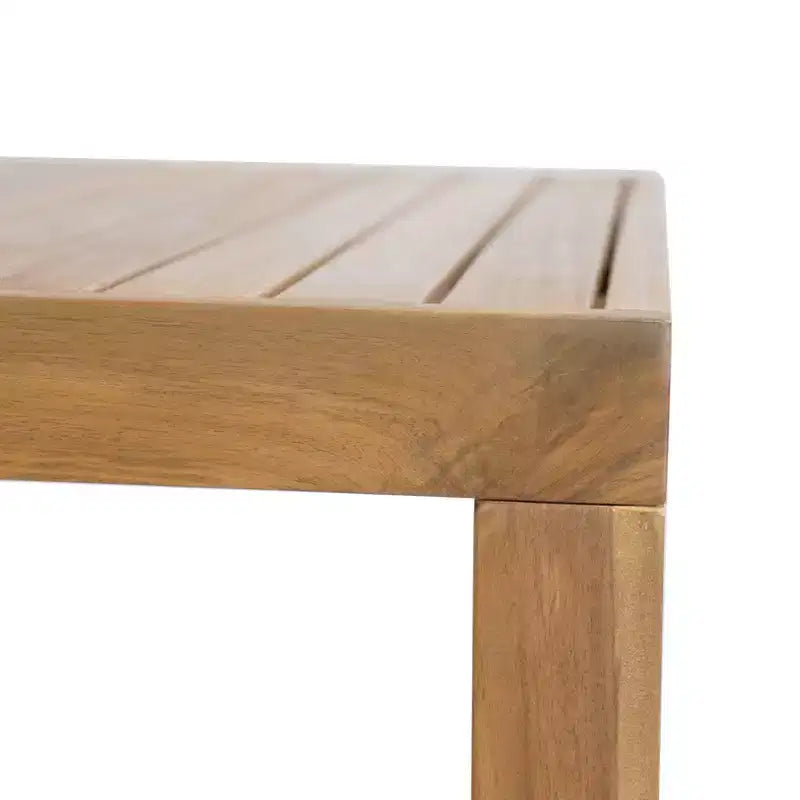 Christopher Knight Home Goleta 3 Piece Outdoor Acacia Wood Bar Set with Water-Resistant Cushions