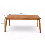 Christopher Knight Home Tensas Outdoor Acacia Wood 5 Piece Dining Set with Cushions