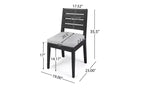 GDFStudio Broderick 6 Piece Outdoor Acacia Wood Dining Set With Bench and Cushions