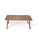 Christopher Knight Home Ashe Rustic 5 Piece Patio Acacia Wood Dining Set with Cushions