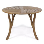 Christopher Knight Home Jerzie Outdoor Acacia Wood and Wicker 5 Piece Dining Set