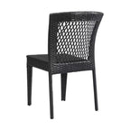 Christopher Knight Home Truda 7 Piece Patio Dining Set with 69 Rattan Table and Stackable Chairs