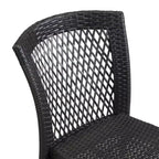 Christopher Knight Home Truda 7 Piece Patio Dining Set with 69 Rattan Table and Stackable Chairs
