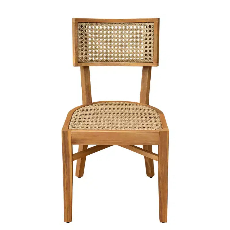 Christopher Knight Home Skirk 7 Piece Patio Rustic Acacia Wood Dining Set with Slatted Table