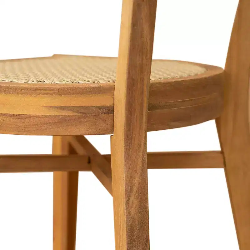 Christopher Knight Home Skirk 7 Piece Patio Rustic Acacia Wood Dining Set with Slatted Table