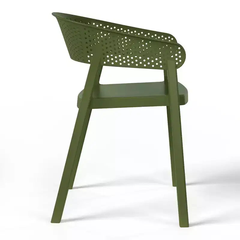WestinTrends Playa 5-Piece Indoor Outdoor Metal Patio Dining Table Set With Stackable Patio Chairs