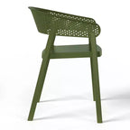 WestinTrends Playa 5-Piece Indoor Outdoor Metal Patio Dining Table Set With Stackable Patio Chairs