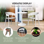 WestinTrends Playa 5-Piece Indoor Outdoor Metal Patio Dining Table Set With Stackable Patio Chairs