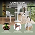 WestinTrends Playa 5-Piece Outdoor Indoor Metal Patio Dining Table Set With Stackable Patio Arm Chairs