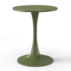 WestinTrends Playa 3-Piece Outdoor Indoor Metal Patio Dining Table Set With Stackable Patio Chairs