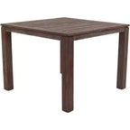 Courtyard Casual Bermuda FSC Teak 5 pc 39 Square FSC Teak Dining Set Includes one 39 Square Dining Table and four Dining Chairs
