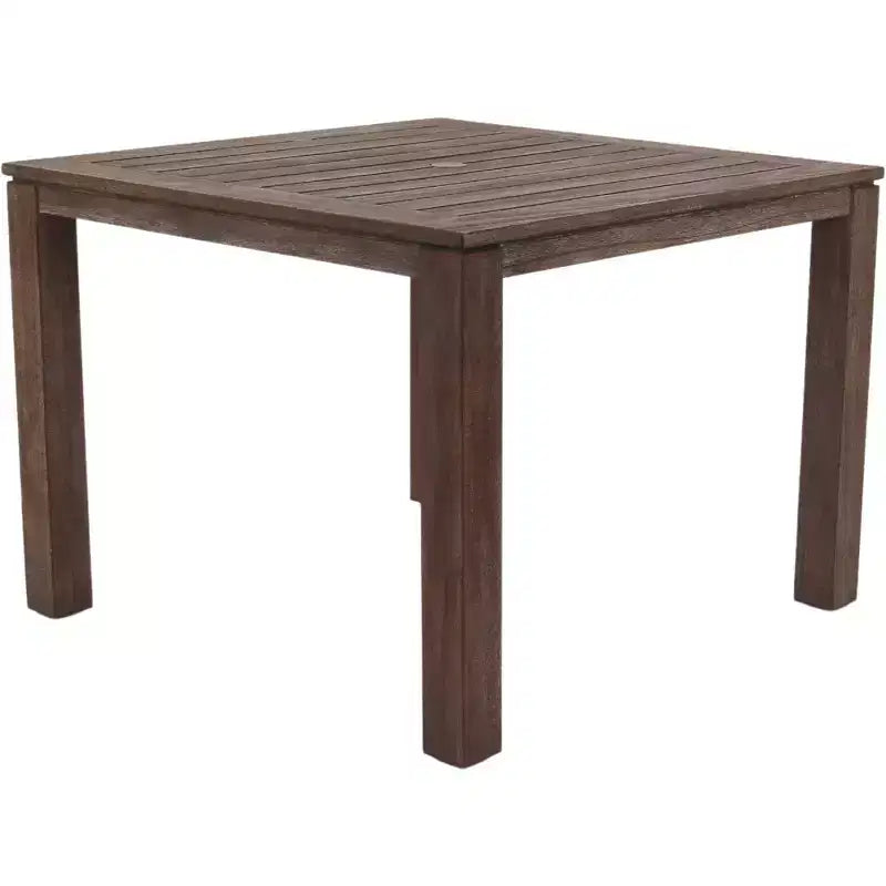 Courtyard Casual Bermuda FSC Teak 5 pc 39 Square FSC Teak Dining Set Includes one 39 Square Dining Table and four Dining Chairs