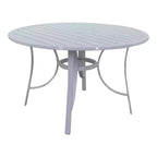 Courtyard Casual Santa Fe 5 pc 48 Round Dining Set with Wicker Swivel Rockers Includes one Round table and 4 Wicker Swivel Rockers