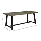 Christopher Knight Home Calero Outdoor Acacia Wood and Wicker 6 Piece Dining Set with Bench