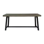 Christopher Knight Home Calero Outdoor Acacia Wood and Wicker 6 Piece Dining Set with Bench