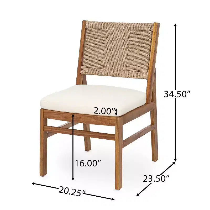 Christopher Knight Home Adair Modern 6-Piece Patio Concrete Terrazzo Dining Set with Wicker Dining Chairs