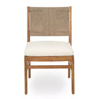 Christopher Knight Home Daisy 3 Piece Patio Rustic Acacia Wood Dining Set with Wicker Woven Chair