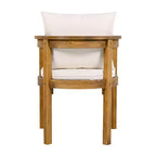 Christopher Knight Home Jada Outdoor 7 Pieces Open Slat Design Acacia Wood Dining Set with Cushion