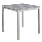MAYEERTY 5-Piece Counter Height Table Set, Wooden Table & 4 Upholstered Chairs