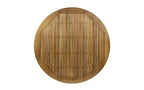 Christopher Knight Home Sachin Modern 5 Piece Acacia Wood Patio Dining Set with Round Slatted Table