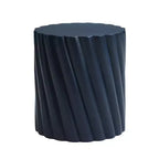 Christopher Knight Home Teodora Modern Outdoor 5 Piece Lightweight Concrete Dining Set with Fluted Stools