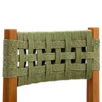Christopher Knight Home Elvira 7 Piece Outdoor Rustic Woven Wicker Acacia Wood Dining Set