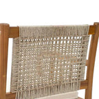 Christopher Knight Home Petronela Farmhouse Patio 7 Piece Acacia Wood Rattan Dining Set