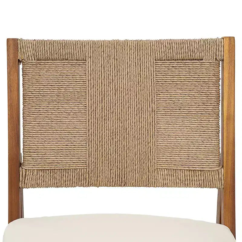 Christopher Knight Home Zola Modern 6 Piece Patio Acacia Dining Chairs with Wicker Backrest and Slatted Table Set