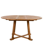 5/7PCS Outdoor Dining Set Patio Dining Furniture Set with 4/6 Rattan Arm Chairs & Weather-Resistant Acacia Wood Table, Natural - ModernLuxe