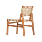 Christopher Knight Home Ratchanon Modern 7 Piece Acacia Wood Patio Dining Set with PE Woven Rope and Slatted Table