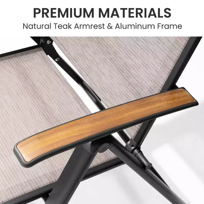 Crestlive Products 13PCS Patio Dining Set Aluminum X-Base Table and Reclining Chairs Designed for Gatherings