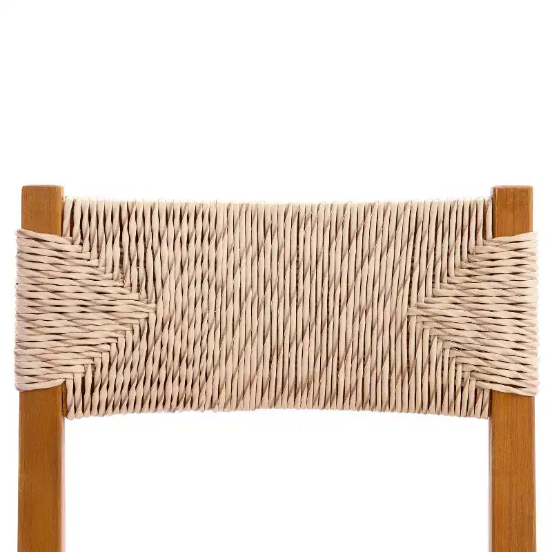 Christopher Knight Home Yasmin Modern 6 Piece Acacia Patio Dining Set with Wicker and Slatted Design