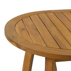 Christopher Knight Home Roya Modern 7 Piece Acacia Patio Dining Set with Wicker and Slatted Design