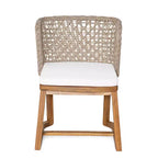 Christopher Knight Home Danio Modern 5 Piece Outdoor Acacia Wood Dining Set with Slatted Table and Wicker Back