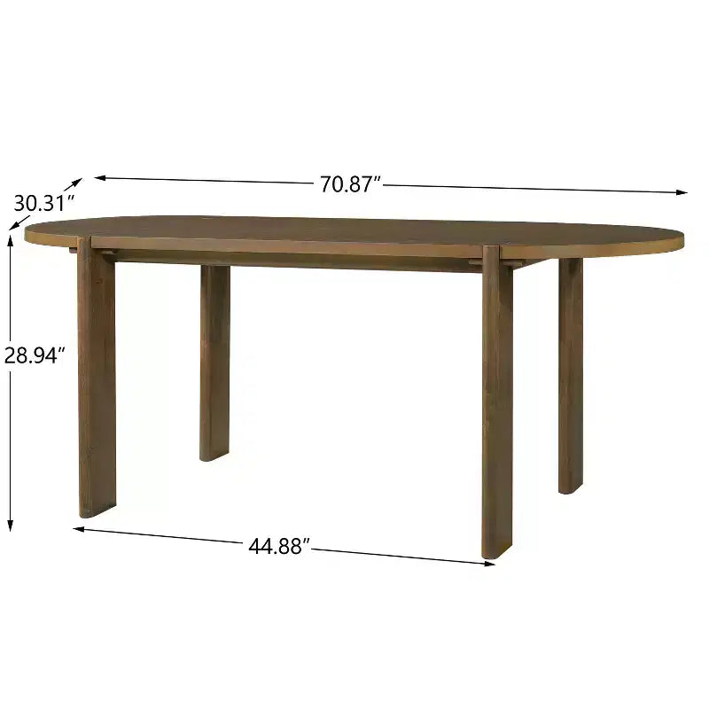 Christopher Knight Home Samori Modern 7 Piece Patio Rubberwood and Iron Dining Set with Oval Table and Upholstered Chairs