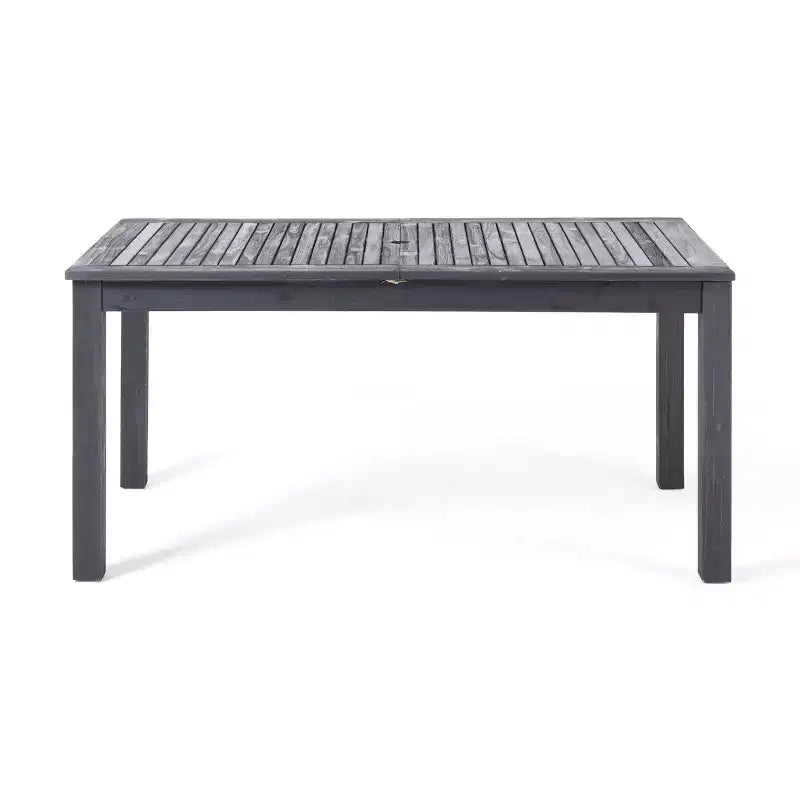 Christopher Knight Home Putra Modern 7 Piece Acacia Dining Set with Expandable Slatted Table and Cushions