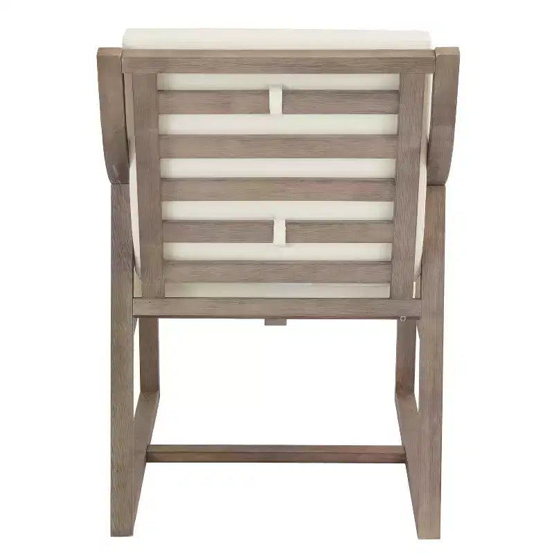 GDFStudio Rhodes 5-Piece Acacia Wood Patio Dining Set with Umbrella Hole
