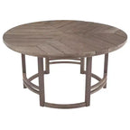 GDFStudio Rhodes 5-Piece Acacia Wood Patio Dining Set with Umbrella Hole