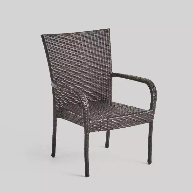 Bullpond 9pc Aluminum and Wicker Dining Set - Christopher Knight Home