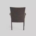 Bullpond 9pc Aluminum and Wicker Dining Set - Christopher Knight Home