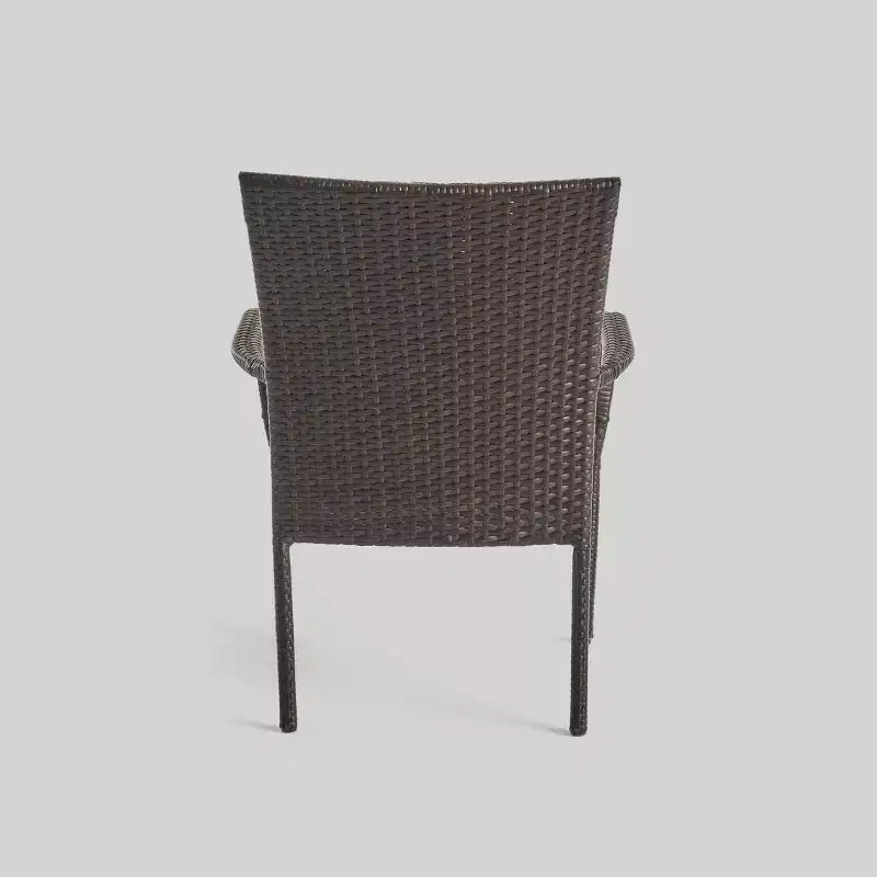 Bullpond 9pc Aluminum and Wicker Dining Set - Christopher Knight Home