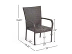 Bullpond 9pc Aluminum and Wicker Dining Set - Christopher Knight Home