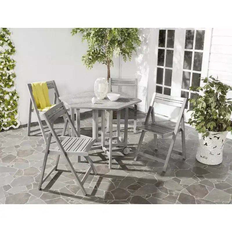 Kerman Table/Chair Set - Indoor/Outdoor - PAT7000 - Safavieh