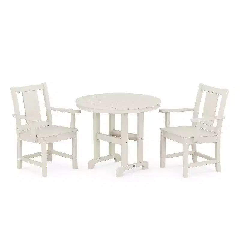 Set da pranzo da patio esterno POLYWOOD Prairie Farmhouse, 3 pezzi