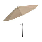 Alaterre Furniture 6pc Outdoor Patio Dining Set, Weston Table with 10' Auto Tilt Umbrella