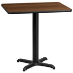 Piano da tavolo rettangolare in laminato 24 x 30 con base ad altezza da tavolo 22 x 22 - 24W x 30D x 31.125H
