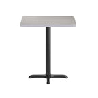 Piano da tavolo rettangolare in laminato 24 x 30 con base ad altezza da tavolo 22 x 22 - 24W x 30D x 31.125H