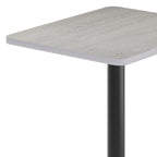 Piano da tavolo rettangolare in laminato 24 x 30 con base ad altezza da tavolo 22 x 22 - 24W x 30D x 31.125H