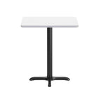 Piano da tavolo rettangolare in laminato 24 x 30 con base ad altezza da tavolo 22 x 22 - 24W x 30D x 31.125H